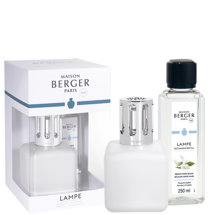 Maison Berger - Ice Cube Lampe Berger Gift Set - White